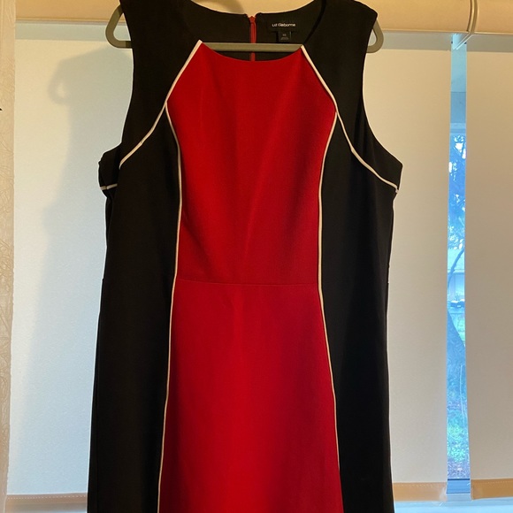 Liz Claiborne Dresses & Skirts - Liz Claiborne Size 18 Colorblock Fit and Flare Dress
